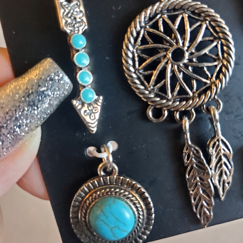 5 pc Native American Charm Set - Picture 3 of 5